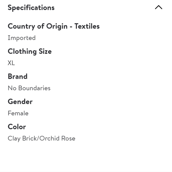 NOBO No Boundaries XL (15-17) Color Block Side Tie Bottoms - Picture 5 of 5
